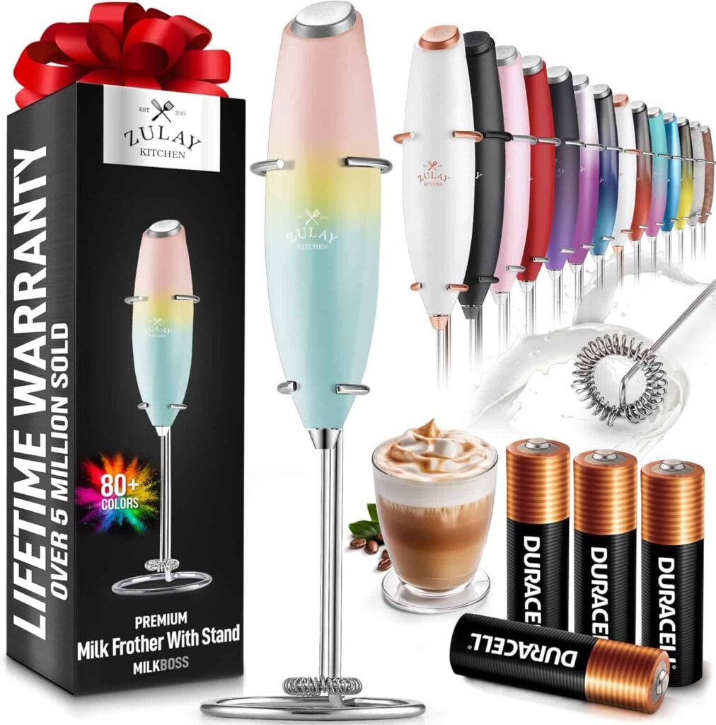 Los 10 productos más rentables para importar desde Amazon en 2026 Batidor de espuma para bedidas Zulay milk frother wand