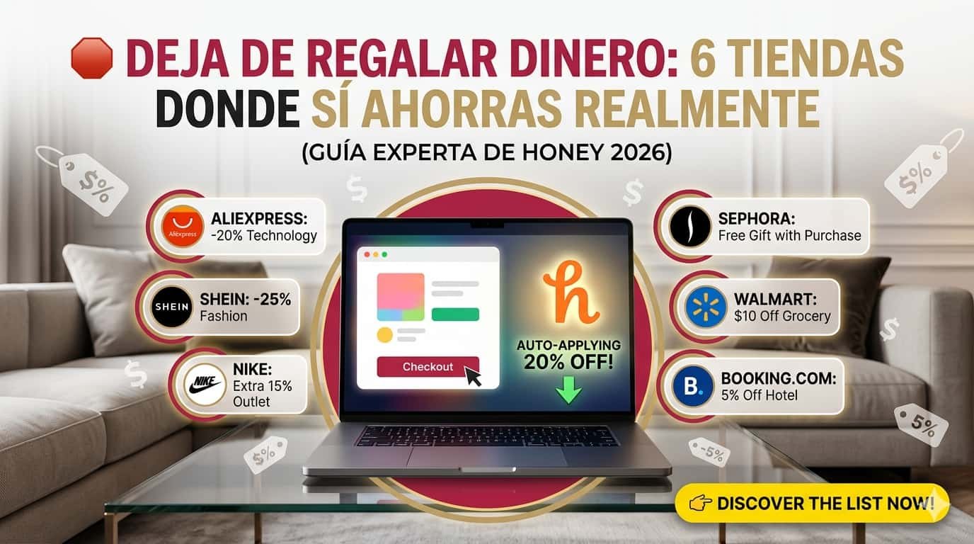 Deja de regalar dinero: 6 tiendas donde si ahorras realmente HONEY 2026