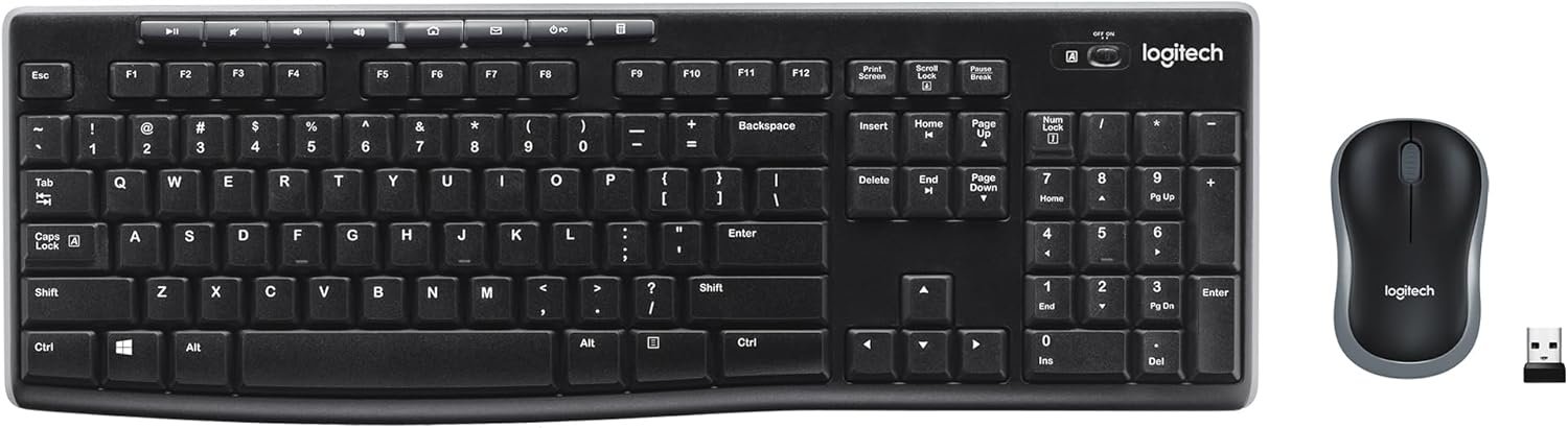 Guía definitiva: cómo armar tu oficina ergonómica en casa (edición 2026) Logitech MK270 - Combo de teclado y mouse inalámbrico