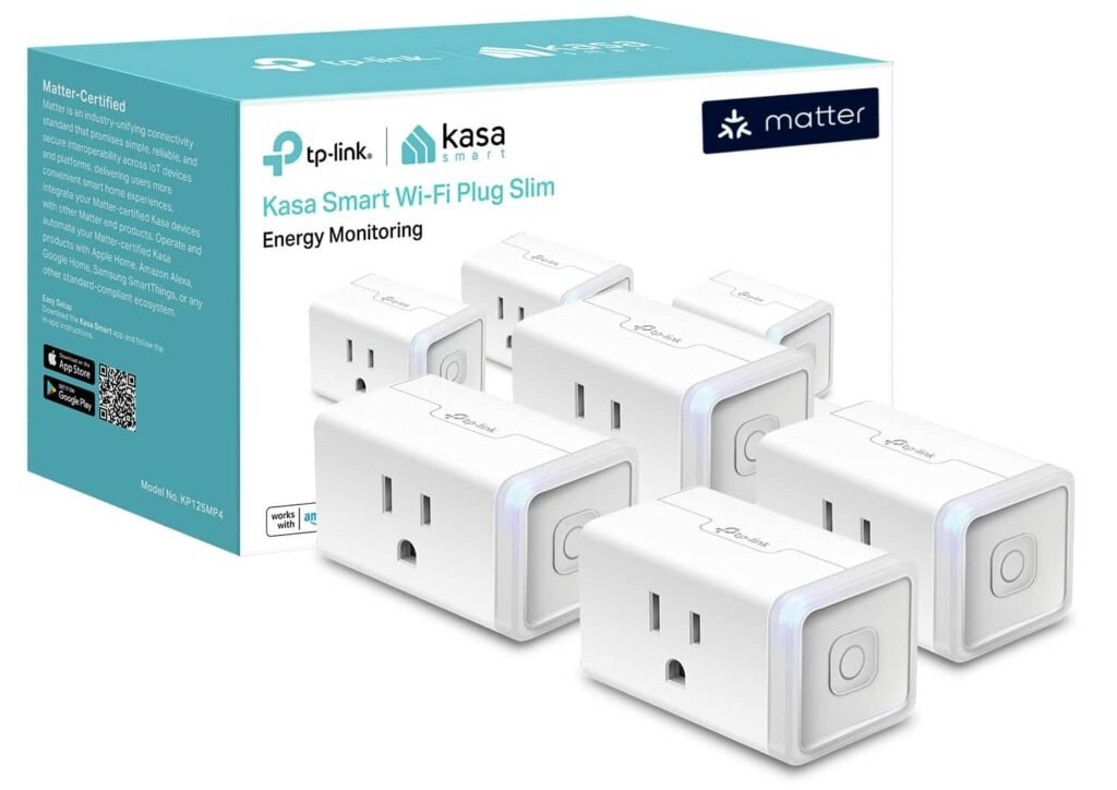 5 Gadgets de Hogar Inteligente que Cambiarán Tu Vida en 2026 (y No Son Caros) Kasa Matter - Enchufe inteligente con monitoreo de energía