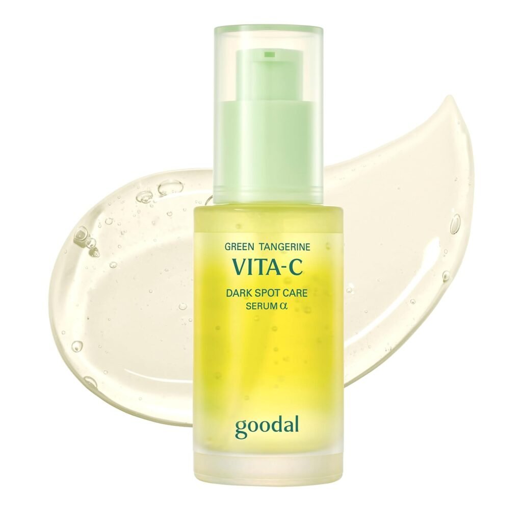 GOODAL Suero de vitamina C de mandarina verde [versión avanzada] - Suero facial con 5% de niacinamida y tecnología de exosomas | Ayuda a mejorar la piel opaca para una piel radiante