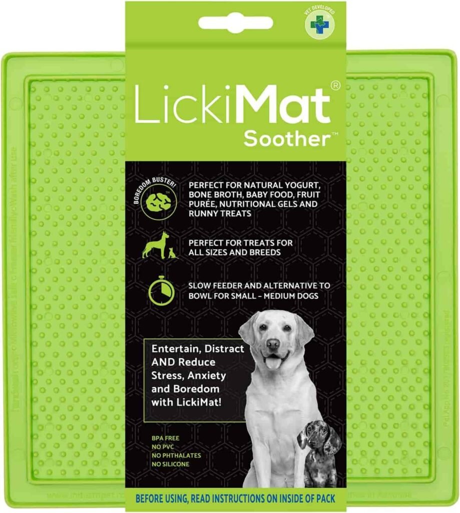 Industripet LickiMat Soother - Tapete para lamer para mascotas