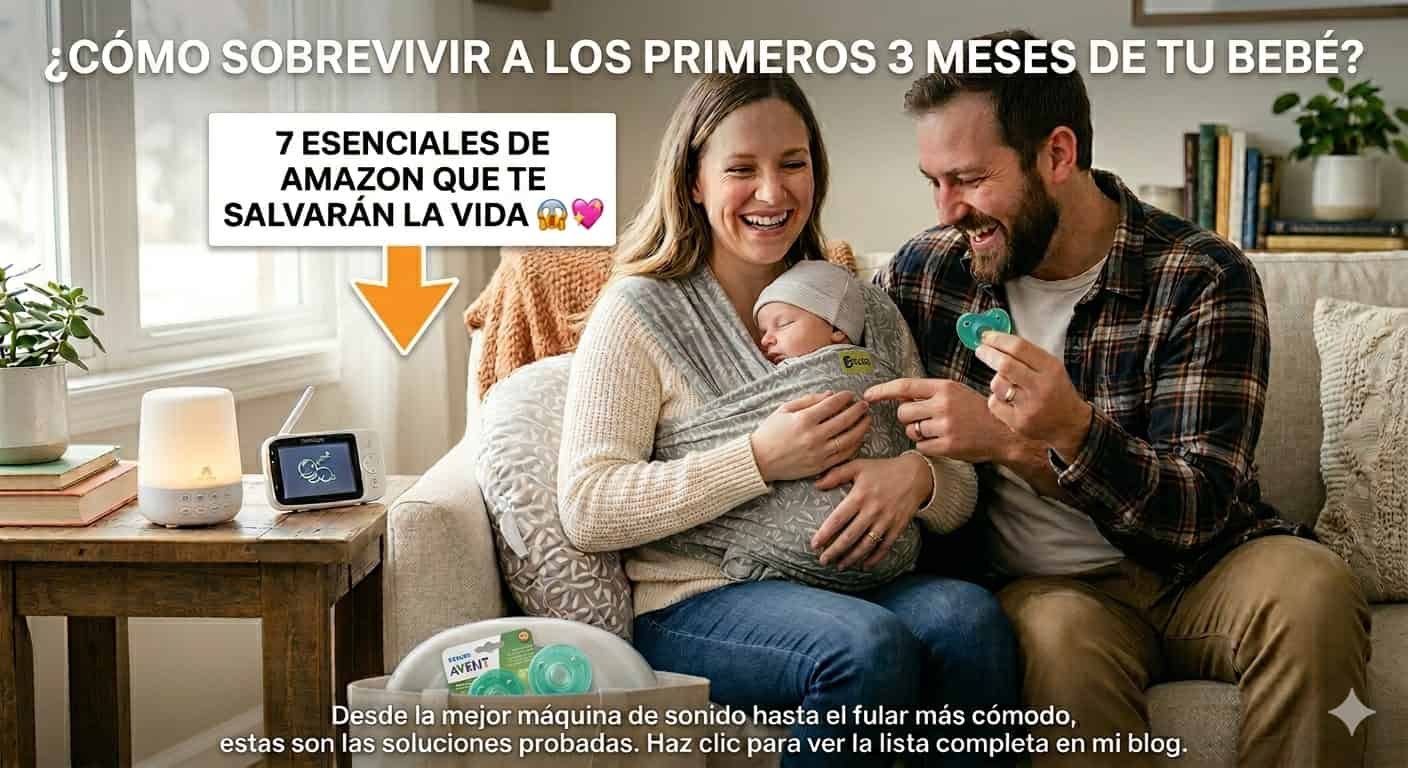 ¿Baby blues? 7 productos de Amazon esenciales para sobrevivir (y disfrutar) los primeros 3 meses de tu bebé