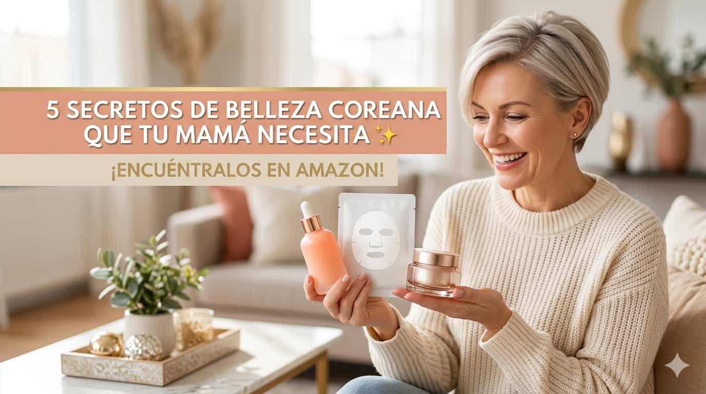 5 Secretos de belleza coreana que tu mamá no sabe que necesita (y están en Amazon)
