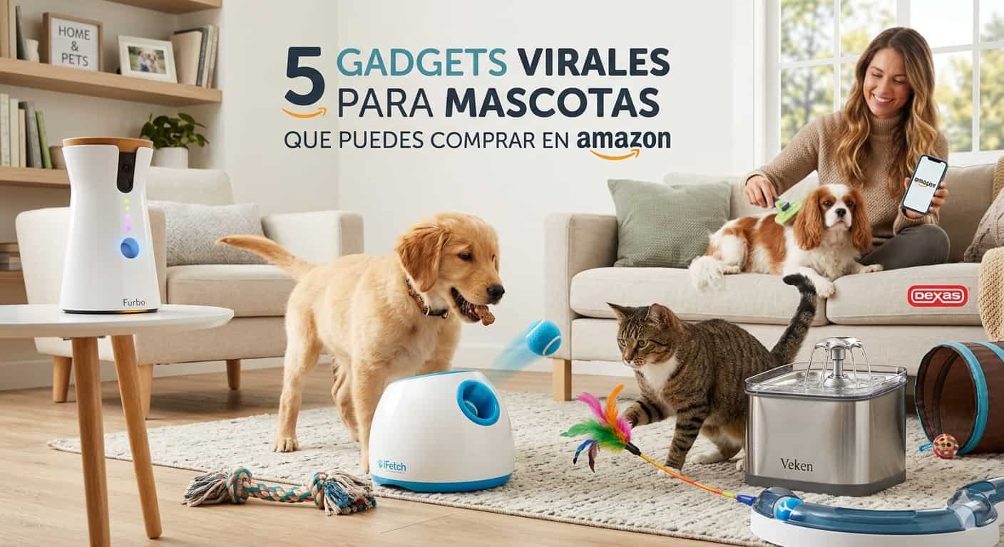 5 Gadgets Virales para Mascotas que Puedes Comprar en Amazon