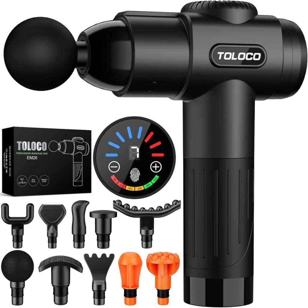 ¿Sin ideas para el Día del Padre? Guía definitiva de Amazon para regalarle algo que SÍ va a usar pistola para masajes toloco–t11 pro, de mano, para tejido muscular profundo, masajeador corporal deportivo, taladro portátil, motor de escobillas súper silencioso