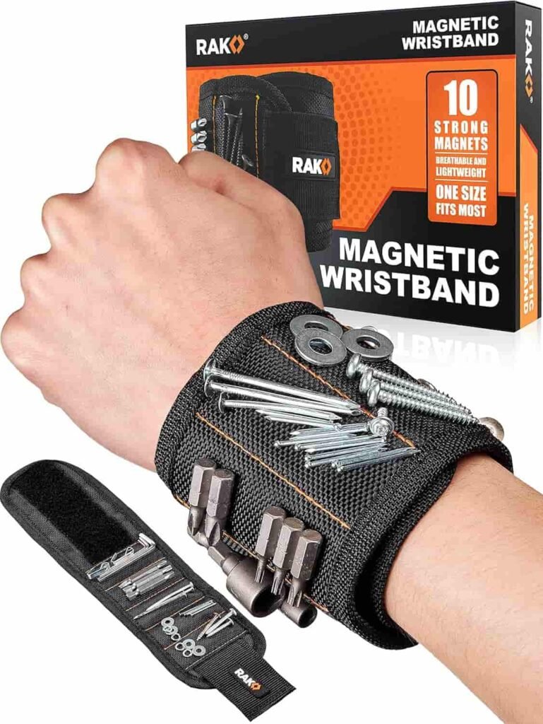 ¿Sin ideas para el Día del Padre? Guía definitiva de Amazon para regalarle algo que SÍ va a usar pulsera magnética rak. pulsera con fuerte imán para sostener tornillos, clavos y brocas.